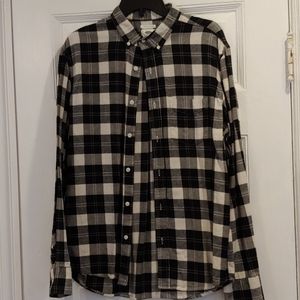 White and Black button down